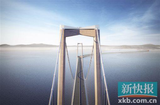 深中通道桥梁工程月底开工 2024年建成后深圳至中山30分钟车程