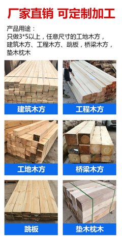 建筑模板木方加工厂 本土品牌连锁 茂材木业工厂发货